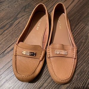 Coach brown loafers/flats - size 9.5 NWOT